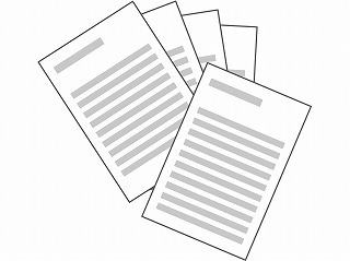 書類のイラスト