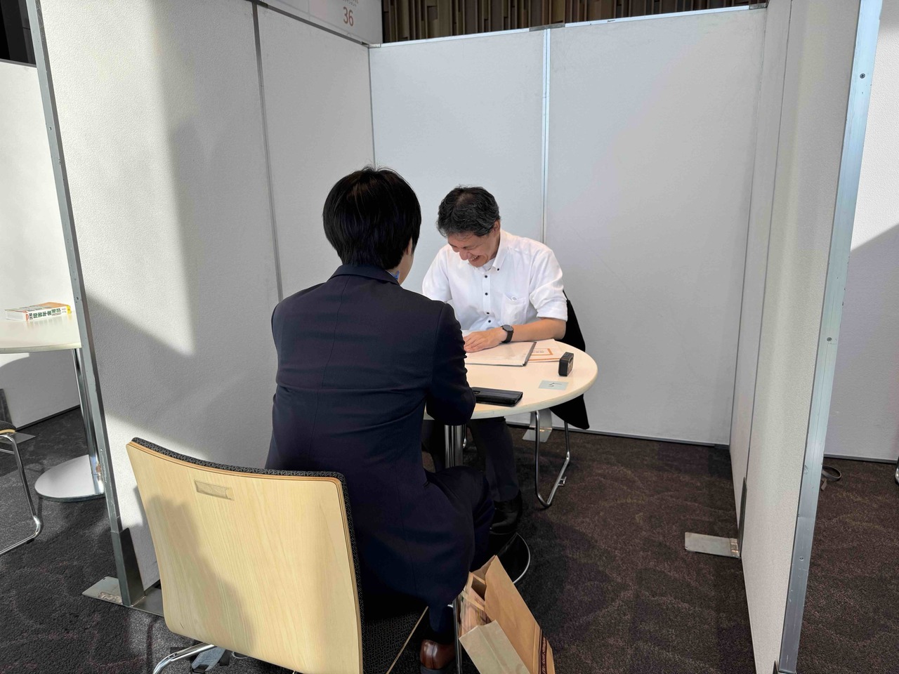 障がい者のための就職・転職フェアSMILEの様子